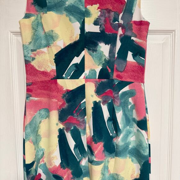 Apt.9 New Women's Abstract Sleeveless Sheath Dress Size 8 - Picture 13 of 14